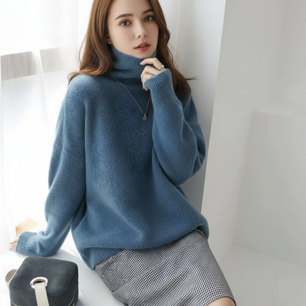 Francesca™ - Maglione Dolcevita in Cashmere
