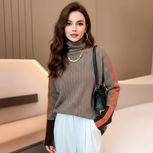 Lena™ - Maglione a Zig-Zag